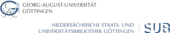 University of Göttingen and SUB "University of Göttingen and SUB logo